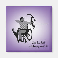 Curvy Girl Muslim Archer Magnet