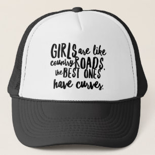 Curvy Girls n'Country Road Trucker Hat Truckerkappe