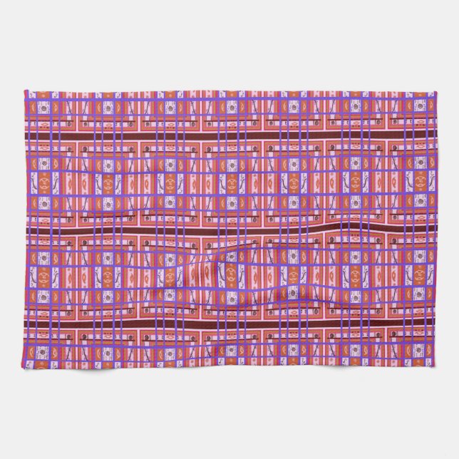 Curvy Kariert American MoJo Küchentuch (Horizontal)