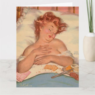 CURVY LADY HILDA GLÜCKLICH BIRTHDAY GREETING CARDS KARTE