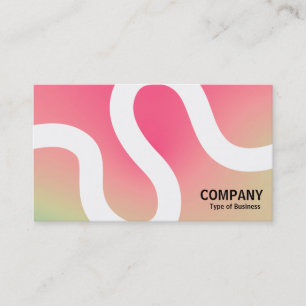 Curvy Line 02a - Softgradients Business Card Visitenkarte