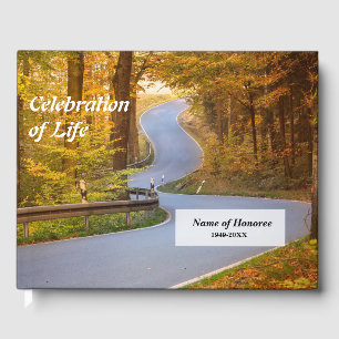 Curvy Road Feier zum Gedenken an das Leben Gästebuch