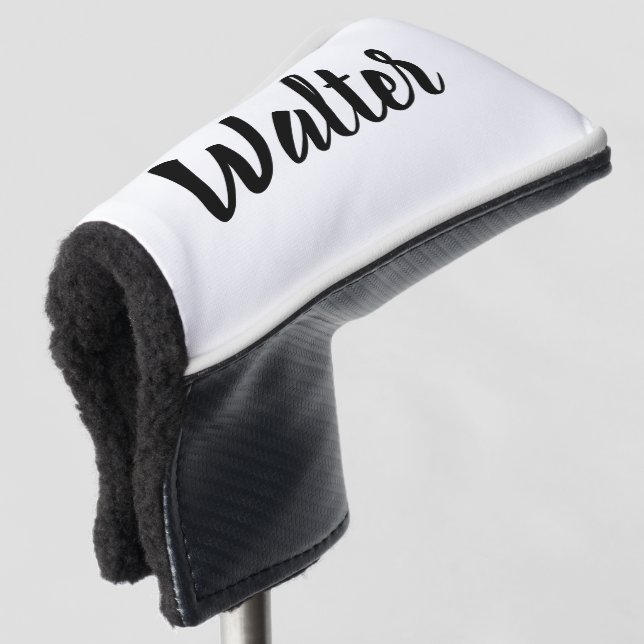 Curvy Walter Name, Golf Headcover (3/4 Vorderseite)