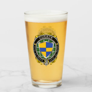 Cusack Irish Shield Bierglas Glas