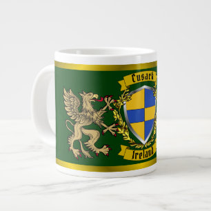 Cusack Irish Shield & Griffins Jumbo-Tasse