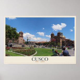 Cusco im andinen Licht Poster
