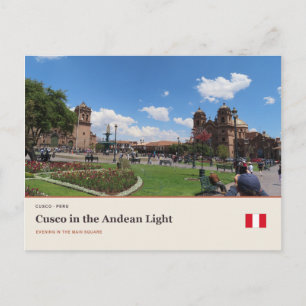 Cusco im andinen Licht Postkarte