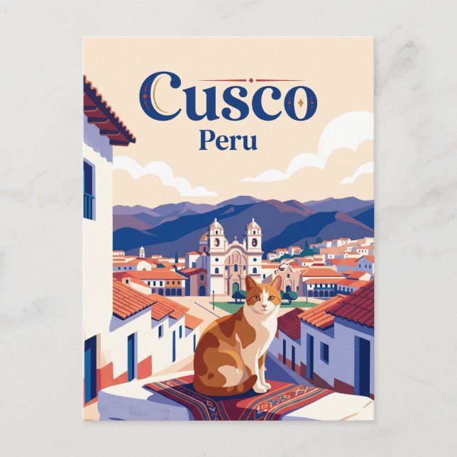 Cusco Peru Postkarte (Vorderseite)