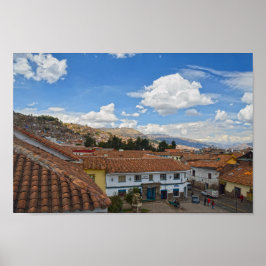 Cusco, Peru, Rooftops Poster