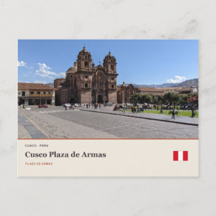 Cusco Plaza de Armas Postkarte