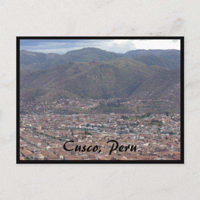 Cusco Postkarte (Vorderseite)