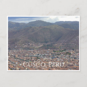 Cusco-Stadt Postkarte
