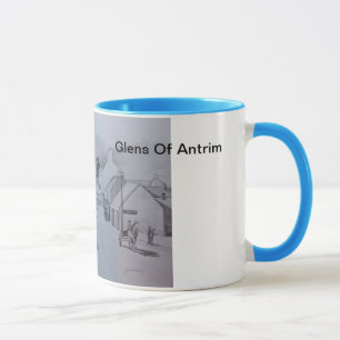Cushendall (Glens von Antrim) Skizze-Tasse Tasse