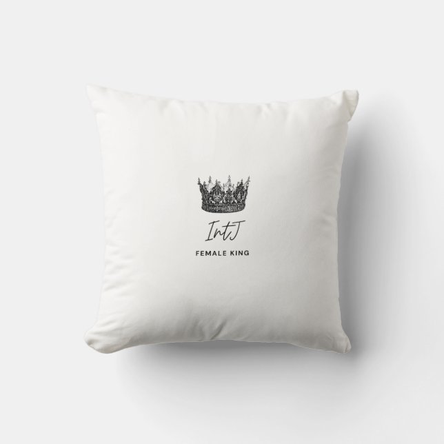 cushion Intj Female king Intj Kissen (Vorderseite)