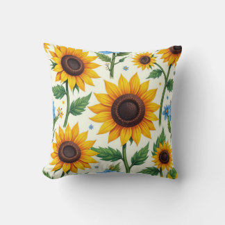 Cushion of Sunflowers Kissen