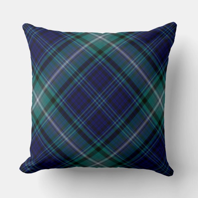 Cushions - Blue & Green Tartan Kissen (Vorderseite)