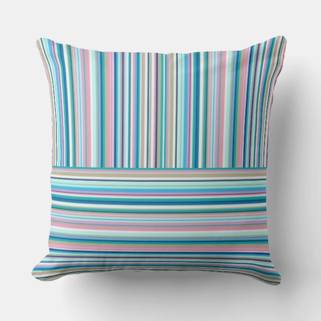 Cushions - Kandy Stripes umgedreht Kissen (Vorderseite)