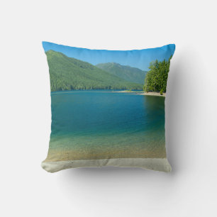 Cushman Beach im Sommer Kissen