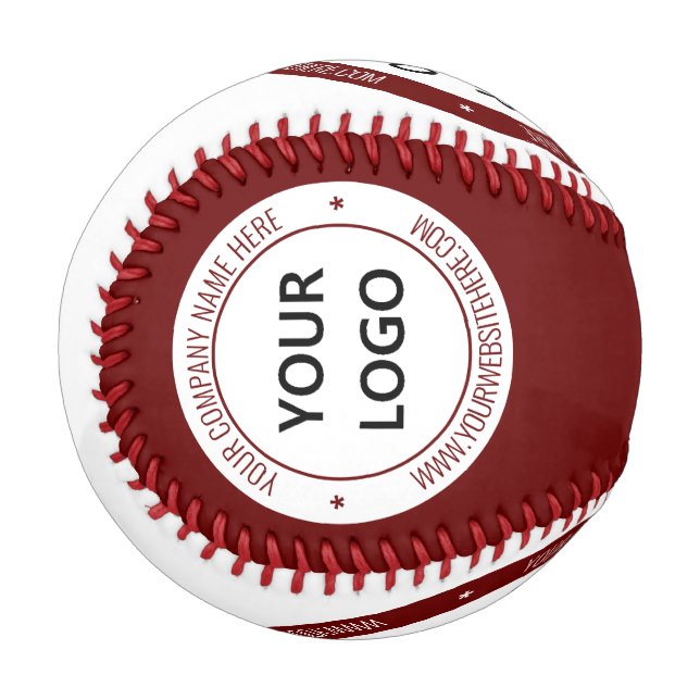 Cusom Logo Name Website Baseball Ihre Farben (Vorderseite Links)
