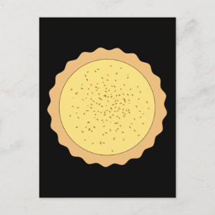 Custard Tart Pie. Postkarte
