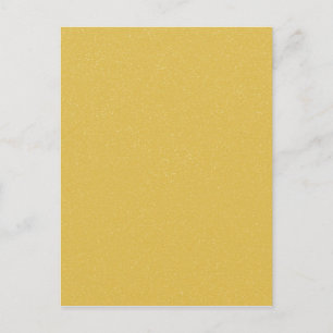 Custard YELLOW with fine Glitter Postkarte