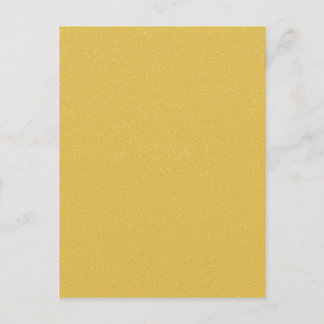 Custard YELLOW with fine Glitter Postkarte
