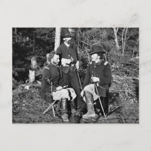Custer & Freunde, 1860er Postkarte