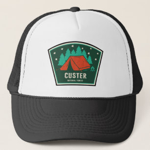 Custer National Forest Camping Truckerkappe