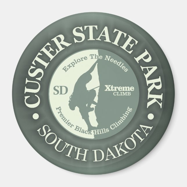 Custer Staat Park (CLB) Magnet (Vorne)