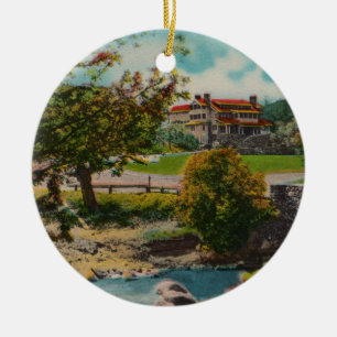 Custer Staat Park Game Lodge Keramik Ornament