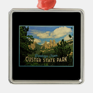 Custer Staat Park Ornament Aus Metall