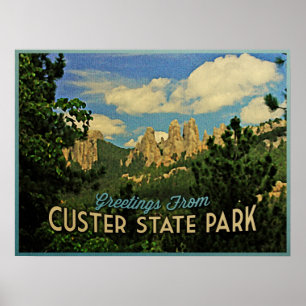 Custer Staat Park Poster