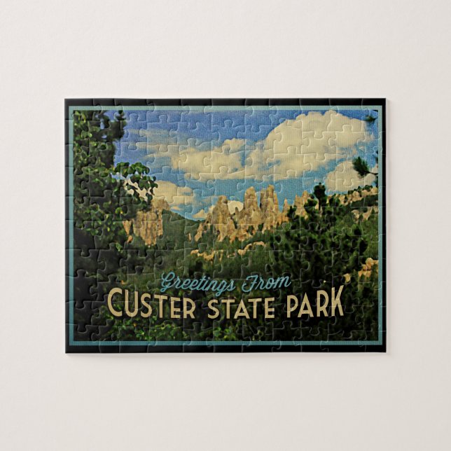 Custer Staat Park Puzzle (Horizontal)