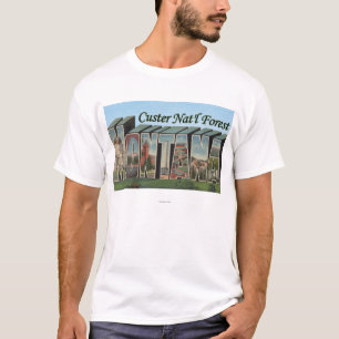 Custer staatlicher Wald, Montana T-Shirt