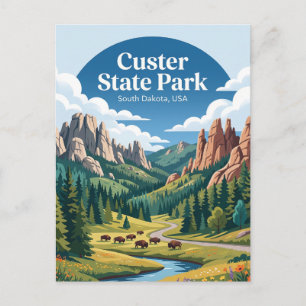 Custer State Park USA Postkarte