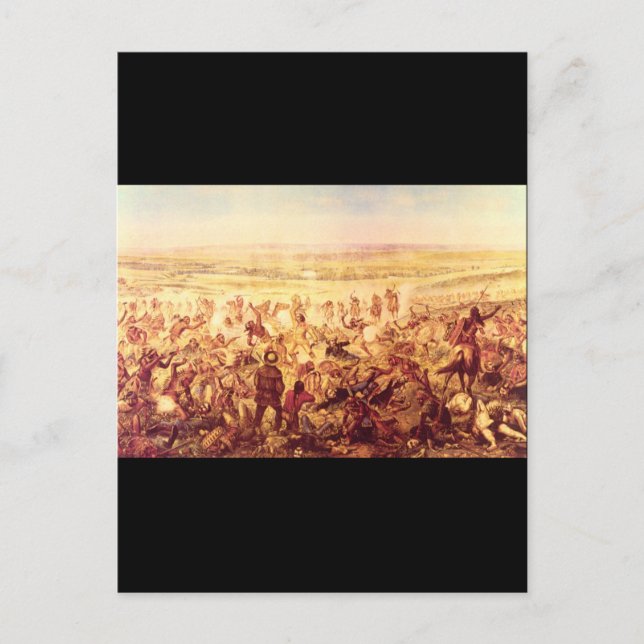 Custers letzter Kampf', unbekannt_Art of America Postkarte (Vorderseite)