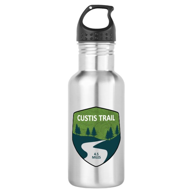 Custis Trail Edelstahlflasche (Vorderseite)