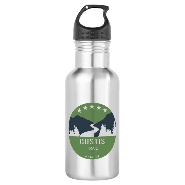 Custis Trail Edelstahlflasche (Vorderseite)