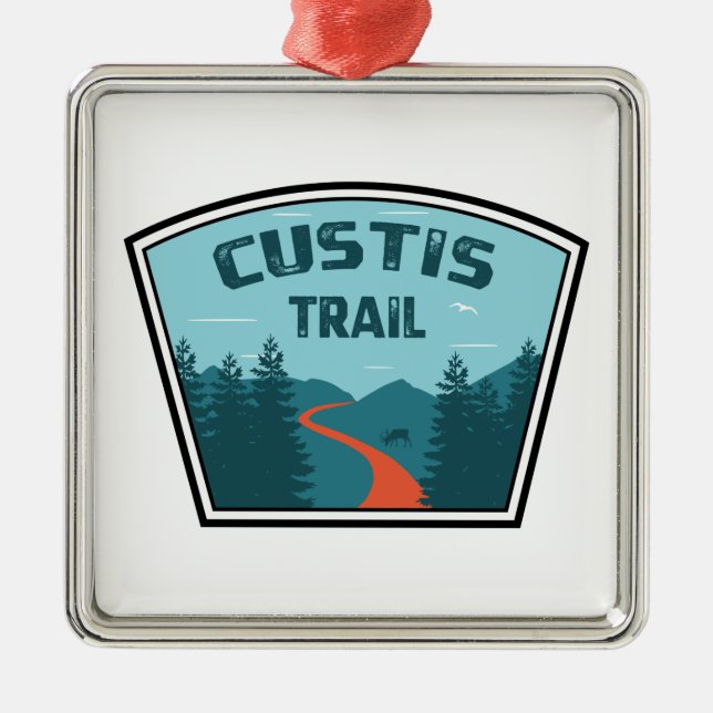 Custis Trail Ornament Aus Metall (Vorne)