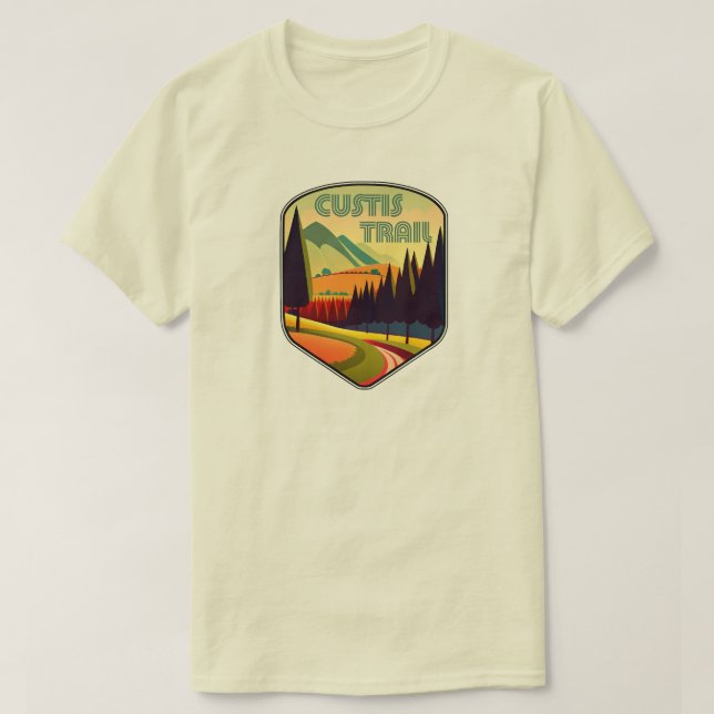 Custis Trail Virginia Farben T-Shirt (Design vorne)