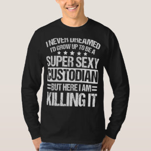 Custodian Apparel Unique Custodians Design T-Shirt