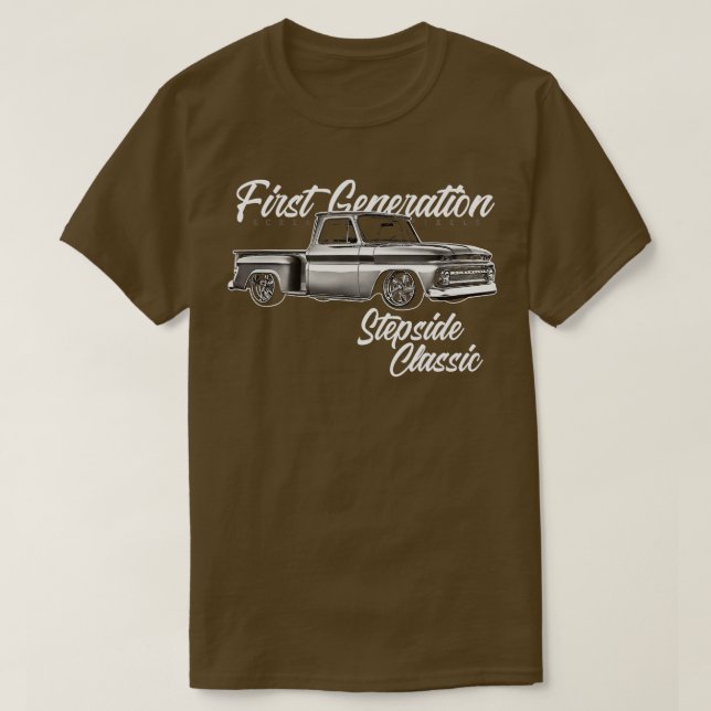 Custom 10 Classic C10 Truck Erste Generation T-Shirt (Design vorne)