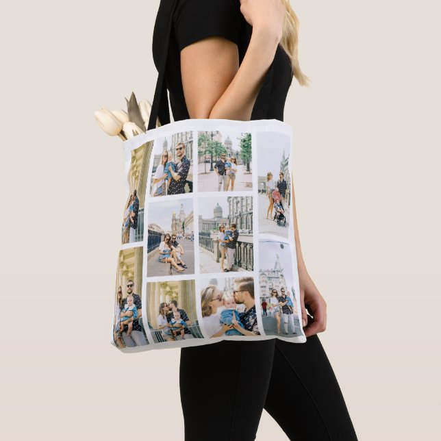 Custom 10 Foto Collage Tote Bag (Von Nahem)
