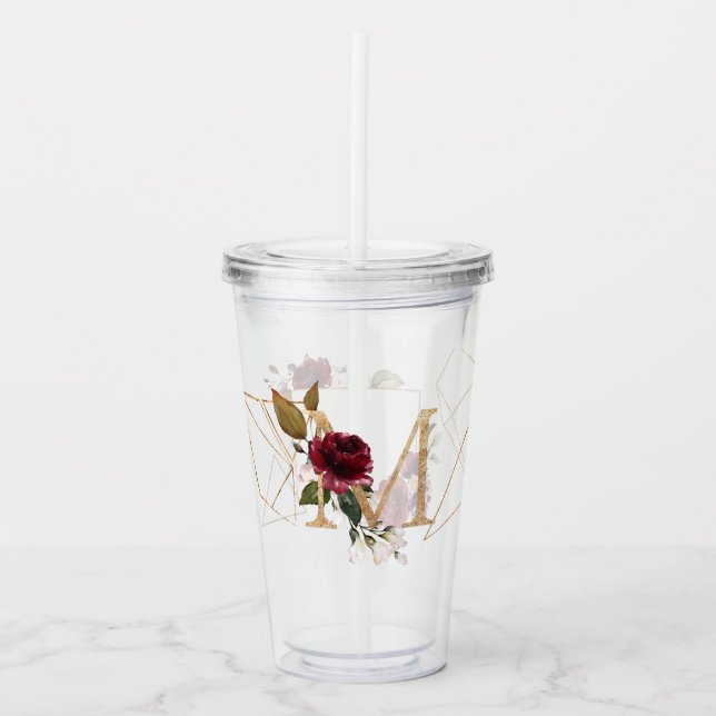 Custom 16oz, Clear Acryl Tumbler Acryltrinkbecher (Vorderseite)