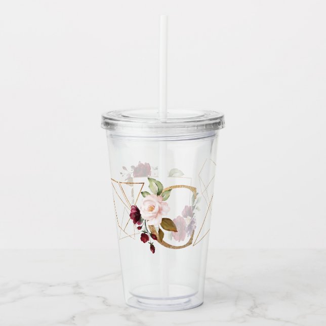Custom 16oz, Clear Acryl Tumbler Acryltrinkbecher (Vorderseite)