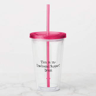 Custom 16oz, Fuchsia Pink Acryltrinkbecher