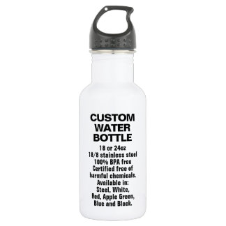 Custom 18oz WHITE Stainless Steel Water Flasche Edelstahlflasche