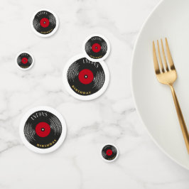 Custom 1920s Gatsby Vinyl Record Theme Konfetti