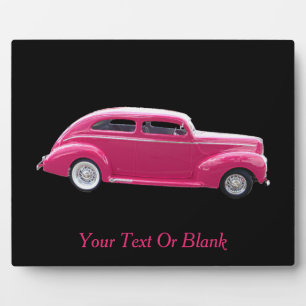 Custom 1940 Famous American Make Sedan Fotoplatte