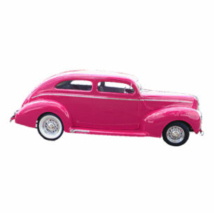 Custom 1940 Famous American Make Sedan Fotoskulptur Magnet